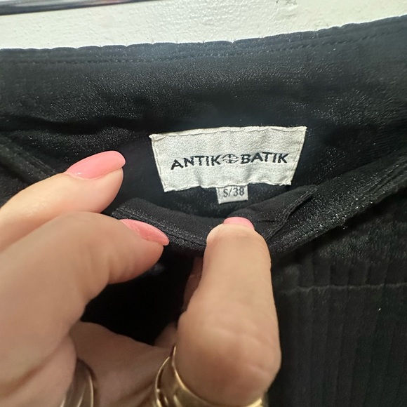 ANTIK BATIK Bianca belted crepe de chine tapered pants size Small 38 - Picture 7 of 9